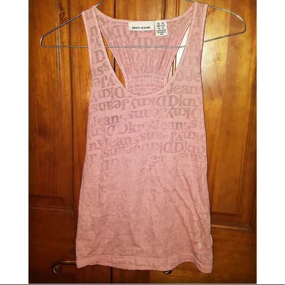 DKNY Tops - dkny tank top xs burn out racer back